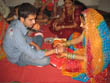 jaipur tour, females tie a sacred thread called Rakhi on the wrist of their brothers on the occassion of rakhi festival