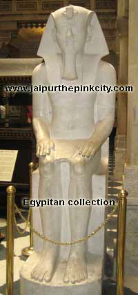 Eqyptian collection in albert hall museum jaipur