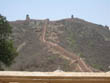 Jaipur Tour - Fortification walls of Amber Fort, Pink City Jaipur