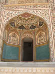 Jaipur Tour - Vegetable colored wall paintings on Amber Fort, Pink City Jaipur