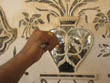 Jaipur Travel - Stone carving and glass carving of Amber Fort, Pink City Jaipur