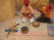 Jaipur tour - Snake charmer with his snake in Amber Fort, Pink City Jaipur