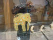 Jaipur travel - Hand made elephant displayed at Amber Fort of Pink City Jaipur