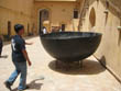 Jaipur travel - Cauldron used in royal kitchen of Amber Fort, Pink City Jaipur