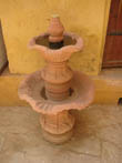 Jaipur travel - Sand made fountain exhibited in Amber Fort, Pink City Jaipur