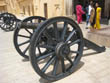 Two cannons displayed in Amber Fort, Pink City Jaipur