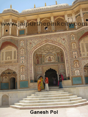 Jaipur tourism - Ganesh Pol of Amber Fort of Pink City Jaipur
