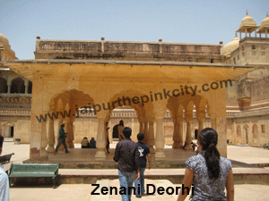 Jaipur tourism - Zenani Dyodi of Amber Fort of Pink City Jaipur