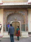 Travel : India : Jaipur : City Palace : Decorated Gate Photos