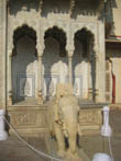 Travel : India : Jaipur : City Palace : Stone Art : Marble Elephant : Photos
