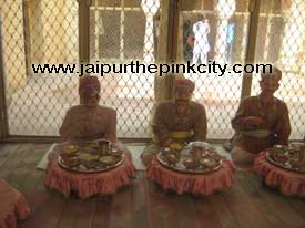 jaipur travel - royal dining - jaighar fort