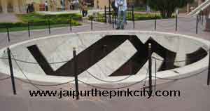 Jai Prakash Yantra at at observatory of Pink City Jaipur