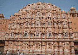 Jaipur : Hawa Mahal (also known as Wind Palace) is the icon of Jaipur tourism.