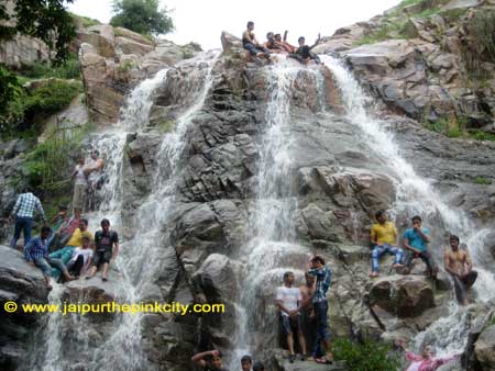 Jaipur Photos : Water Fall in Aravalli Hills Photo