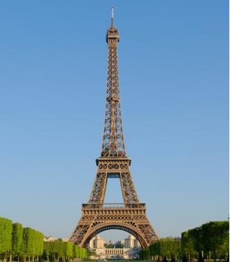 Paris - World Famous Eiffel Tower of Paris,  France