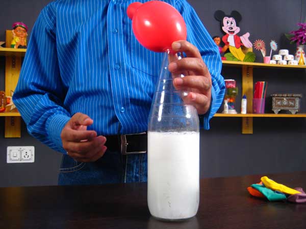 Balloon Inflation Magic - Science Projects For Kids - Step 04