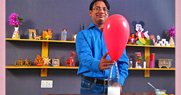 Balloon Inflation Magic : Science Projects For Kids In Hindi