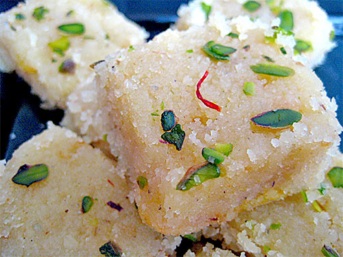 Mungfali Barfi Recipe in Hindi