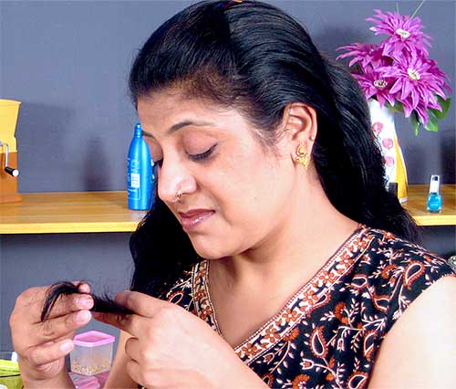 Split Hair Home Remedies in Hindi