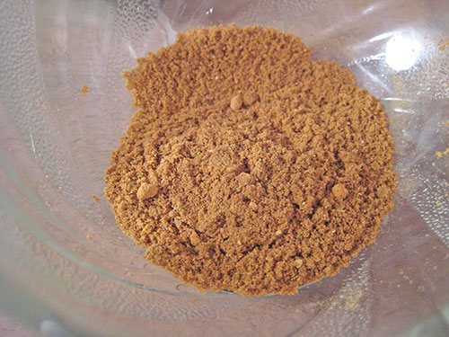 Combination of carom seed powder and ginger powder