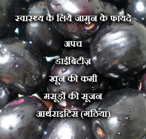Health Benefits Of Jamun In Hindi
