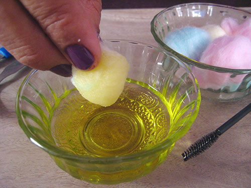Combination of olive oil and water